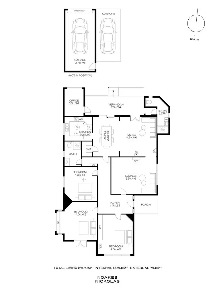 Floorplan of Homely house listing, 15 Saltram Road, Glenelg SA 5045