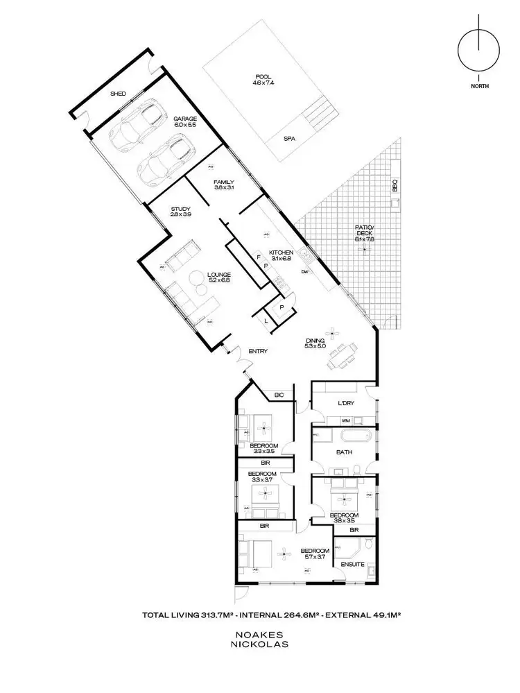 Floorplan of Homely house listing, 16 Louise Avenue, Fulham SA 5024