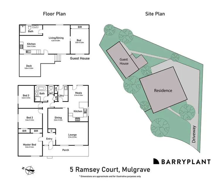 Floorplan of Homely house listing, 5 Ramsey Court, Mulgrave VIC 3170