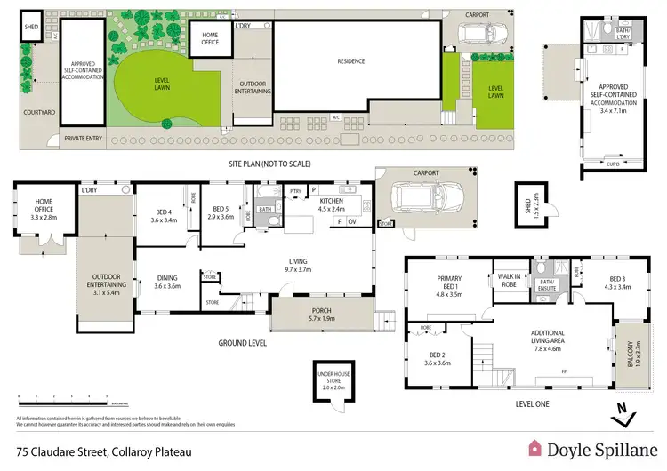 Floorplan of Homely house listing, 75 Claudare Street, Collaroy Plateau NSW 2097