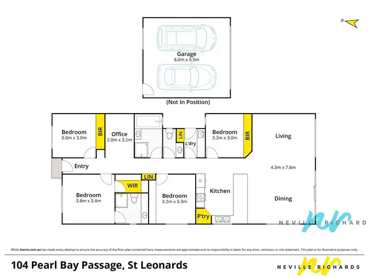 Floorplan of Homely house listing, 104 Pearl Bay Passage, St Leonards VIC 3223