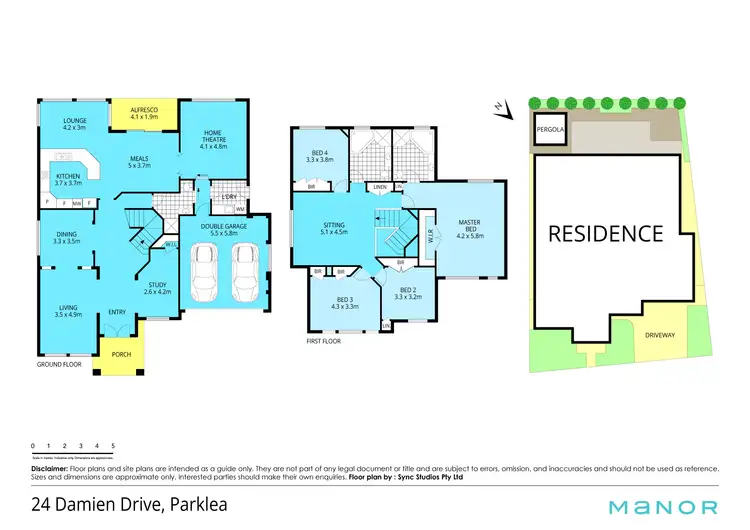 Floorplan of Homely house listing, 24 Damien Drive, Parklea NSW 2768