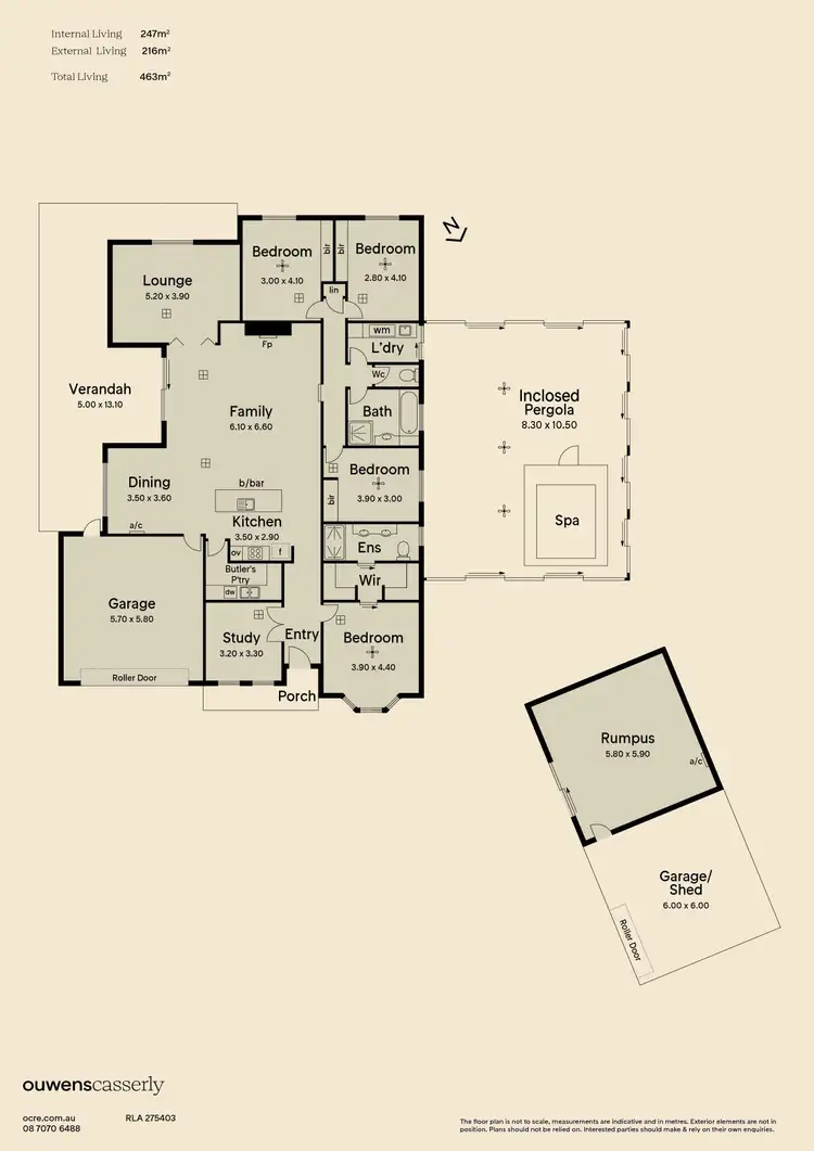 Floorplan of Homely house listing, 6a Fradd Road, Angle Vale SA 5117