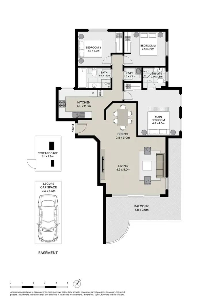 Floorplan of Homely apartment listing, 17/73 Henry Parry Drive, Gosford NSW 2250