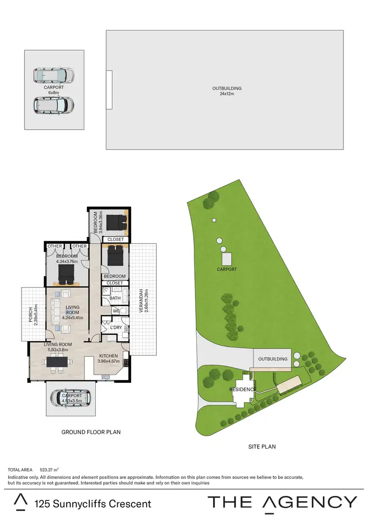 Floorplan of Homely house listing, 125 Sunnycliffs Crescent, Red Cliffs VIC 3496