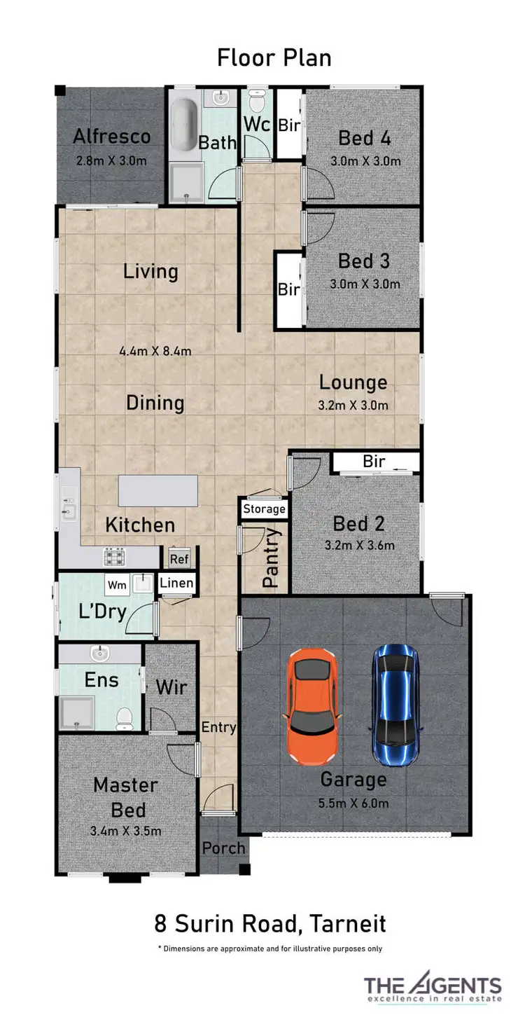 Floorplan of Homely house listing, 8 Surin Road, Tarneit VIC 3029