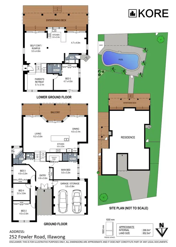Floorplan of Homely house listing, 252 Fowler Road, Illawong NSW 2234