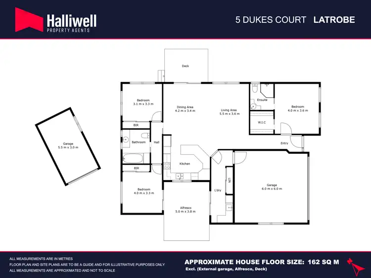 Floorplan of Homely house listing, 5 Dukes Court, Latrobe TAS 7307