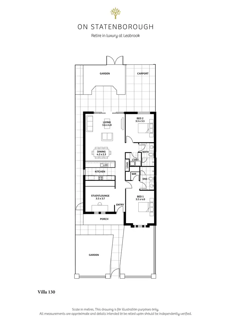 Floorplan of Homely house listing, 130 On Statenborough Retirement Village - 130 Coopers Avenue, Leabrook SA 5068