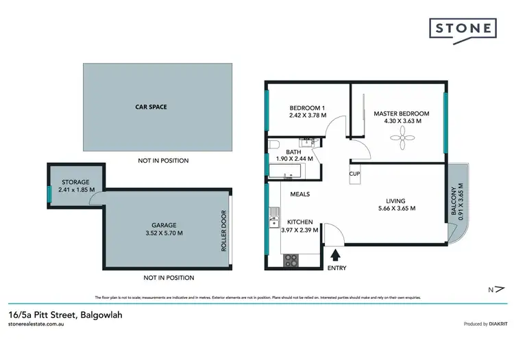 Floorplan of Homely apartment listing, 16/5A Pitt Street, Balgowlah NSW 2093