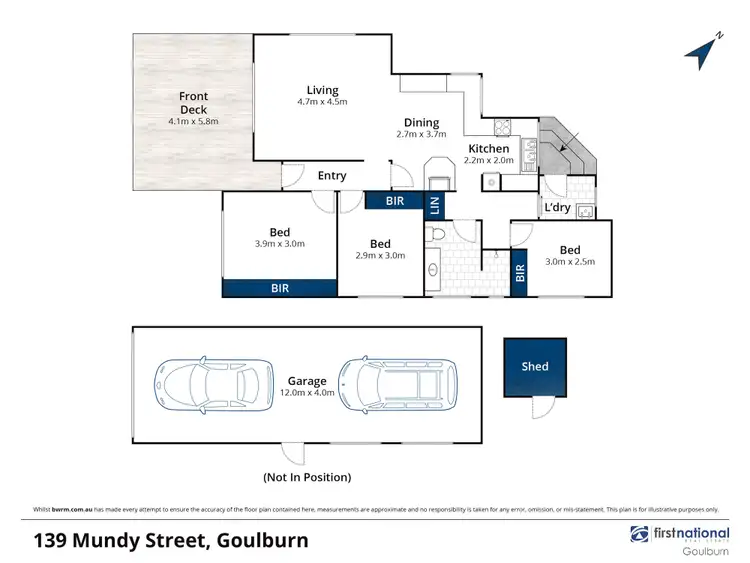 Floorplan of Homely house listing, 139 Mundy Street, Goulburn NSW 2580