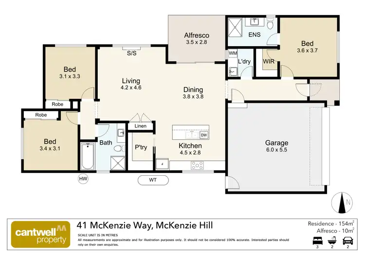 Floorplan of Homely house listing, 41 McKenzie Way, Mckenzie Hill VIC 3451