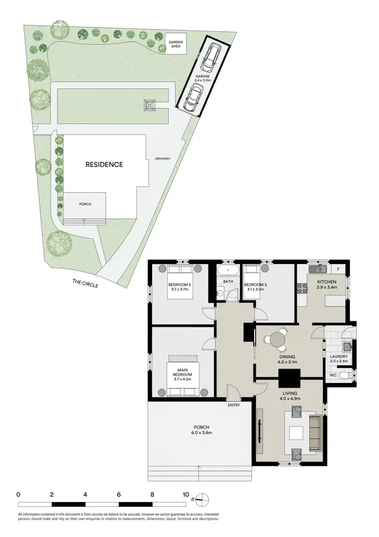 Floorplan of Homely house listing, 2 The Circle, Lithgow NSW 2790