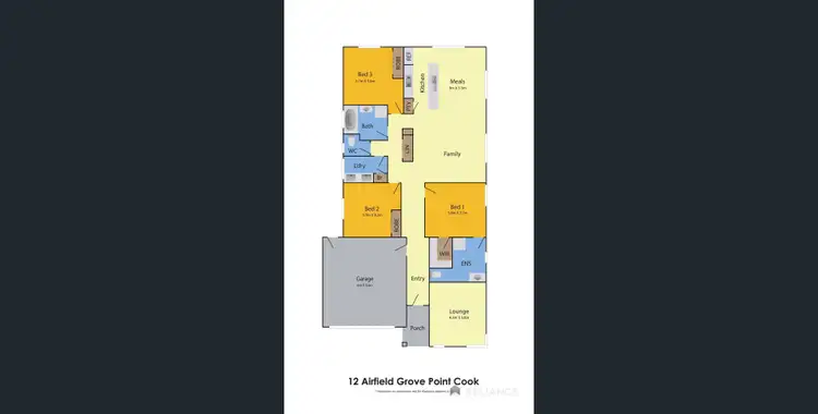 Floorplan of Homely house listing, 12 Airfield Grove, Point Cook VIC 3030