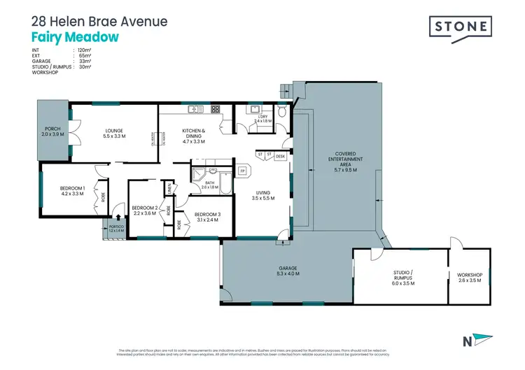 Floorplan of Homely house listing, 28 Helen Brae Avenue, Fairy Meadow NSW 2519