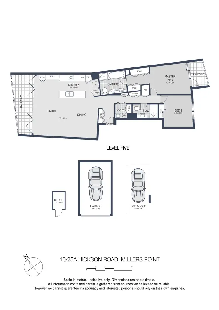 Floorplan of Homely apartment listing, 10/25A Hickson Road, Walsh Bay NSW 2000