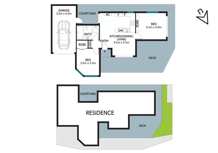 Floorplan of Homely unit listing, 8/159 Kings Road, New Lambton NSW 2305