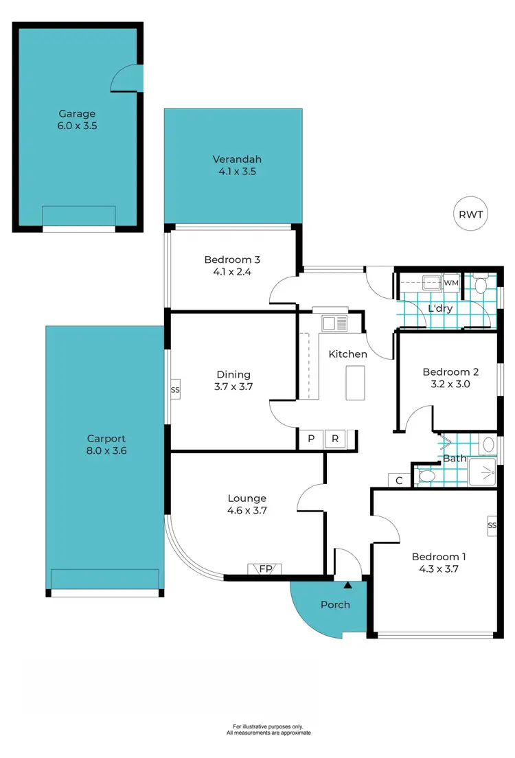 Floorplan of Homely house listing, 44 Meredith Avenue, Glengowrie SA 5044