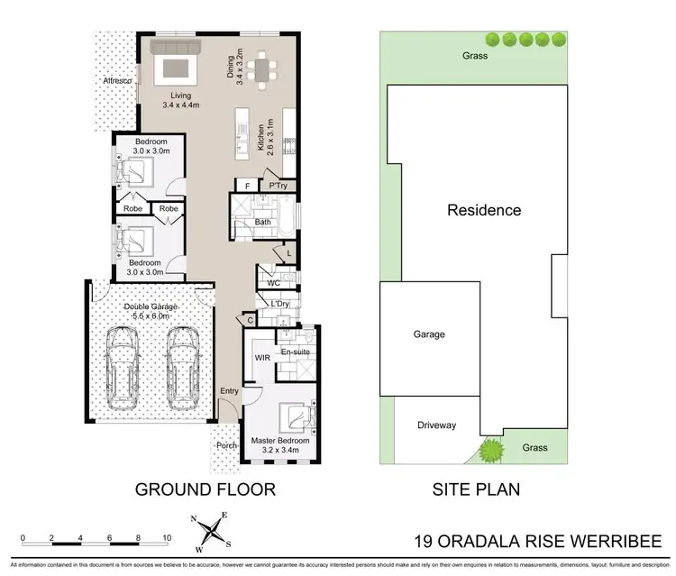 Floorplan of Homely house listing, 19 Oradala Rise, Werribee VIC 3030