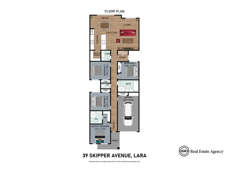 Floorplan of Homely house listing, 39 Skipper Avenue, Lara VIC 3212