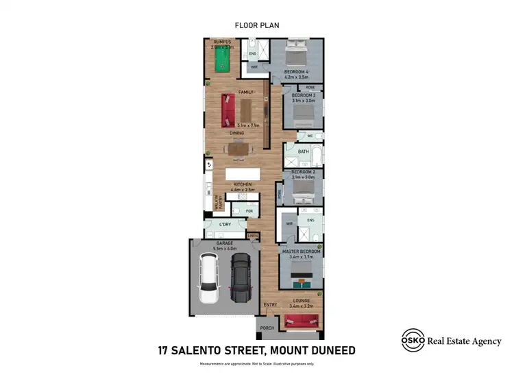 Floorplan of Homely house listing, 17 Salento Street, Mount Duneed VIC 3217