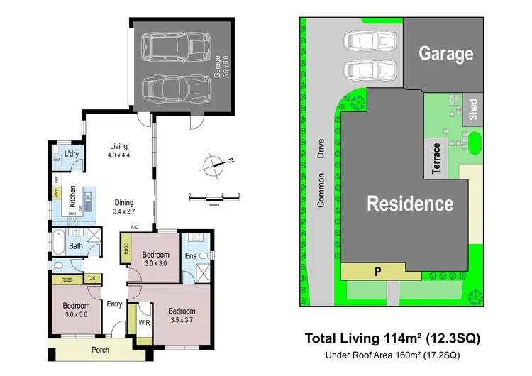 Floorplan of Homely unit listing, 1/23 McKindlay Street, Drouin VIC 3818