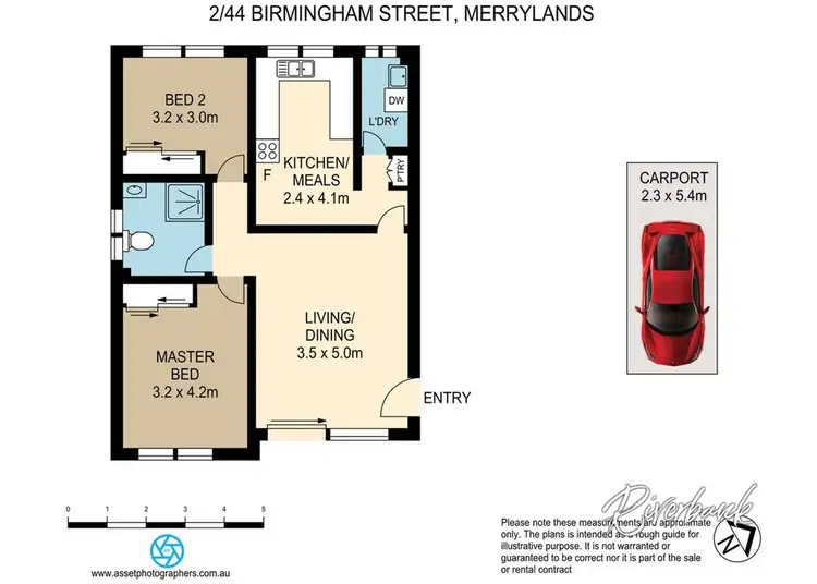 Floorplan of Homely unit listing, 2/44 Birmingham Street, Merrylands NSW 2160