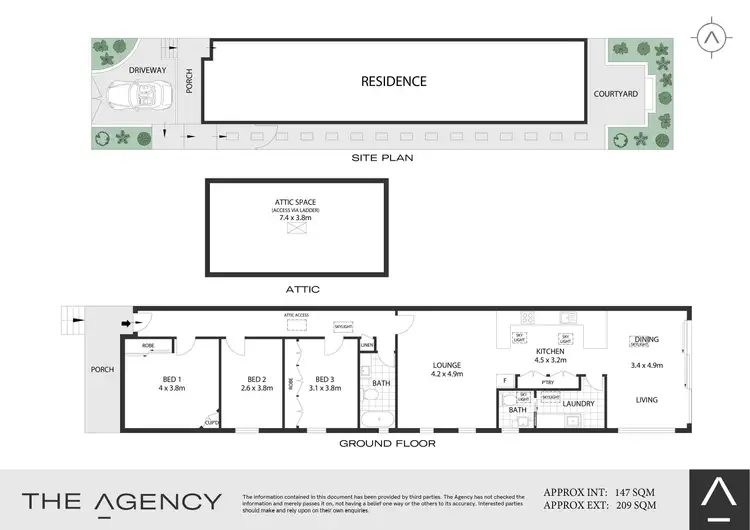 Floorplan of Homely semi-detached listing, 11 Bond Street, Mosman NSW 2088