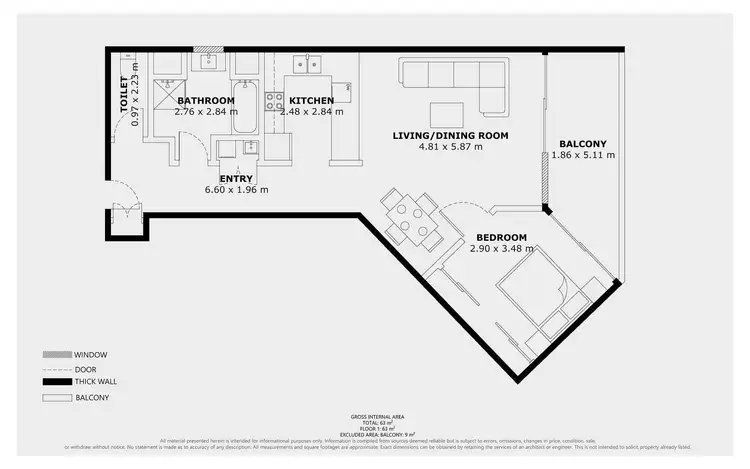 Floorplan of Homely apartment listing, 1204/3 Orchid Avenue, Surfers Paradise QLD 4217