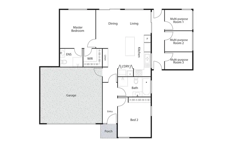 Floorplan of Homely house listing, 2/5 Dallachy Place, Page ACT 2614