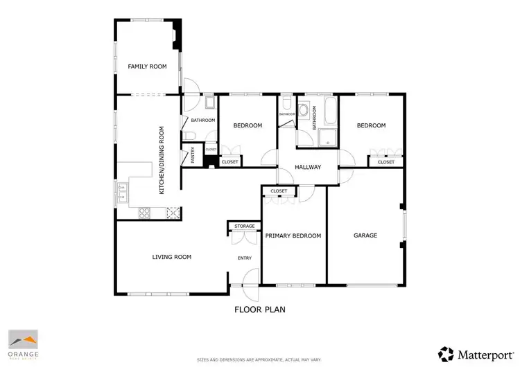 Floorplan of Homely house listing, 14 Monett Place, Orange NSW 2800
