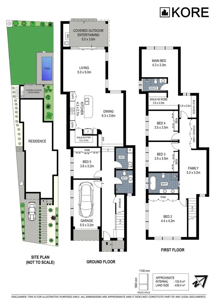 Floorplan of Homely semi-detached listing, 59B Cambrai Avenue, Engadine NSW 2233