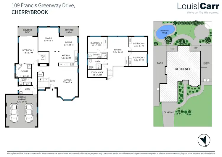 Floorplan of Homely house listing, 109 Francis Greenway Drive, Cherrybrook NSW 2126