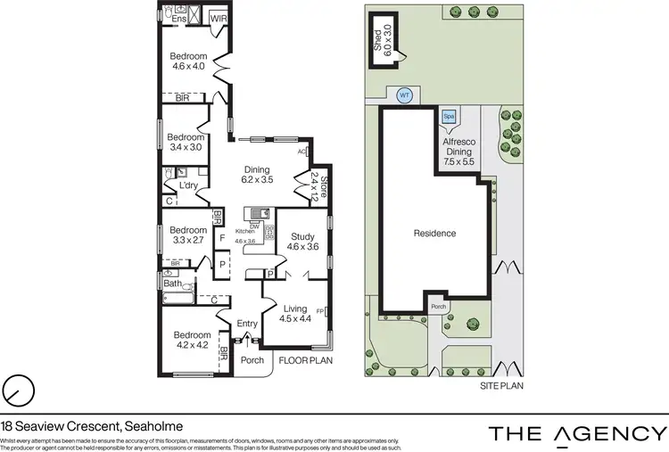 Floorplan of Homely house listing, 18 Seaview Crescent, Seaholme VIC 3018