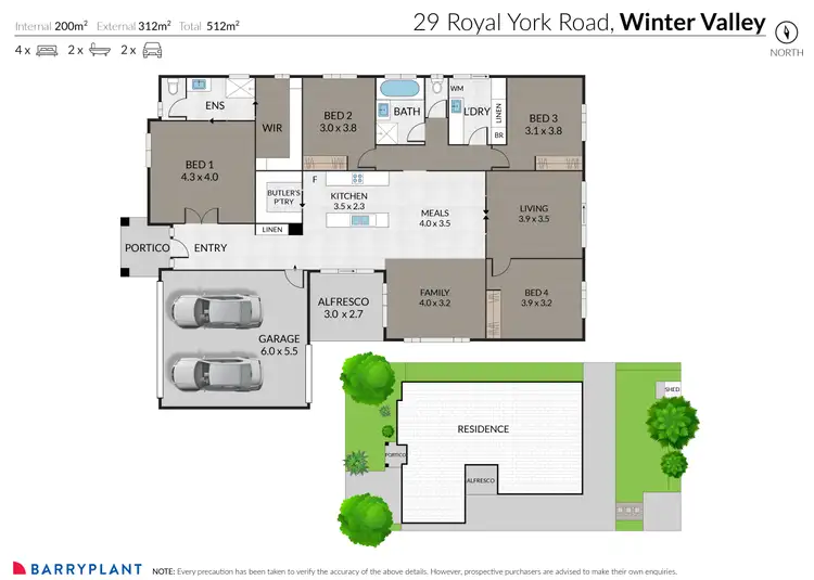 Floorplan of Homely house listing, 29 Royal York Road, Winter Valley VIC 3358