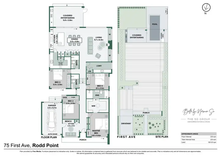 Floorplan of Homely house listing, 75 First Avenue, Rodd Point NSW 2046