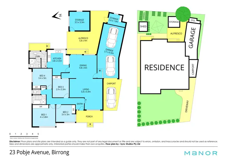 Floorplan of Homely house listing, 23 Pobje Avenue, Birrong NSW 2143