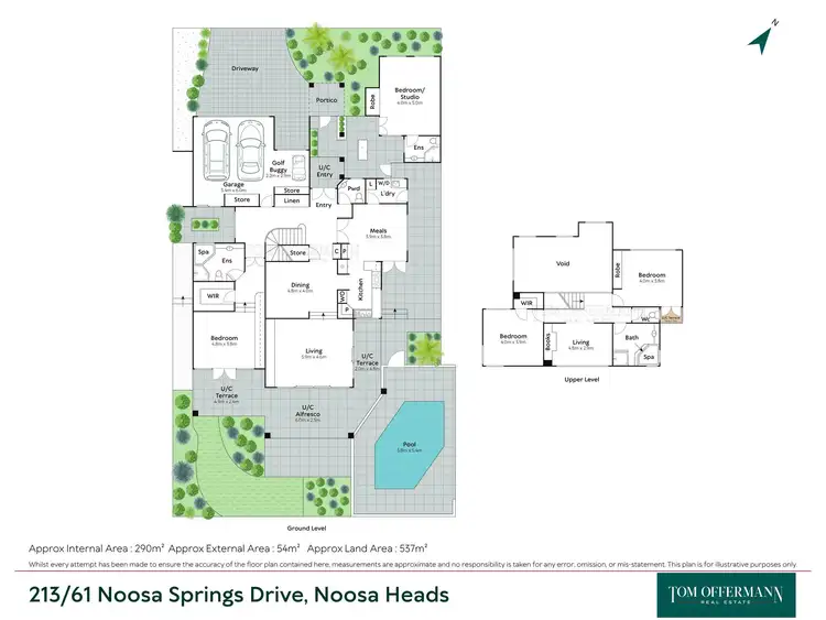 Floorplan of Homely house listing, 213/61 Noosa Springs Drive, Noosa Heads QLD 4567