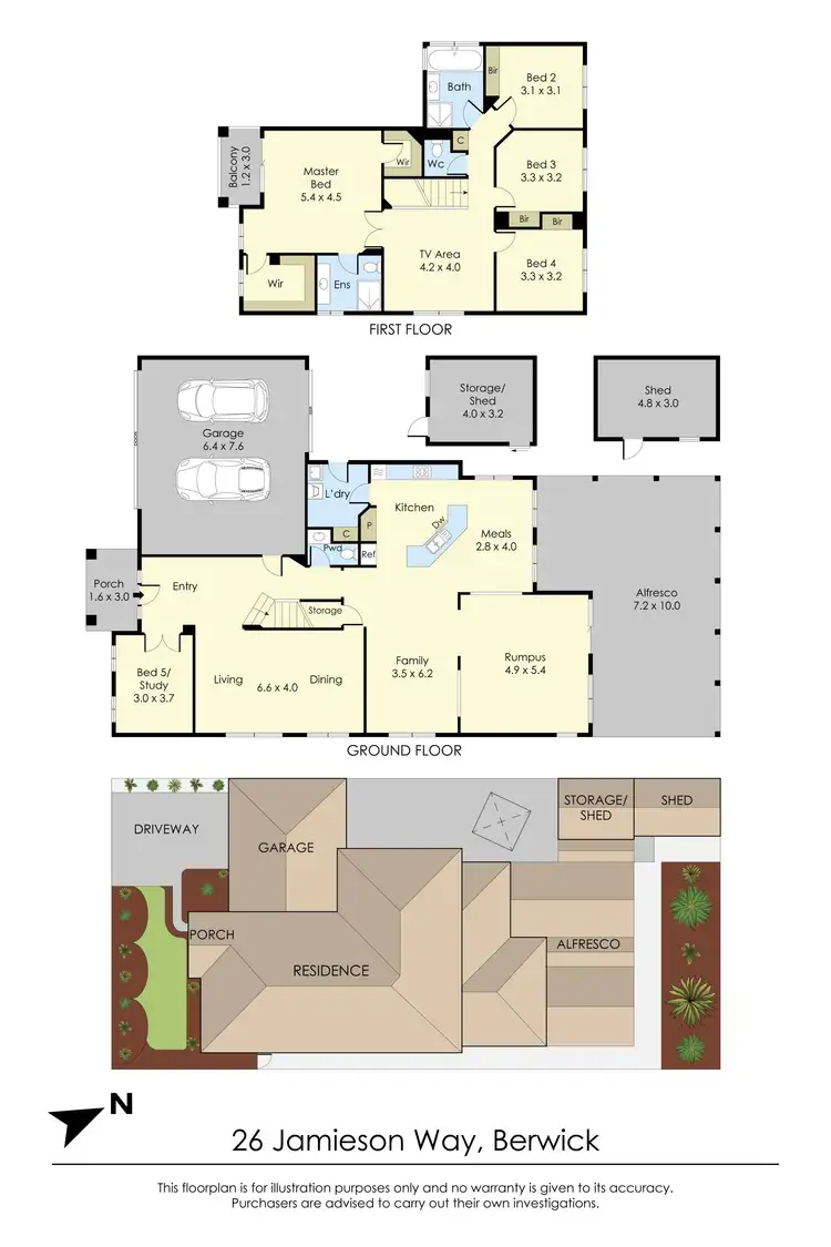 Floorplan of Homely house listing, 26 Jamieson Way, Berwick VIC 3806