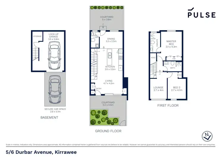 Floorplan of Homely townhouse listing, 5/6 Durbar Avenue, Kirrawee NSW 2232