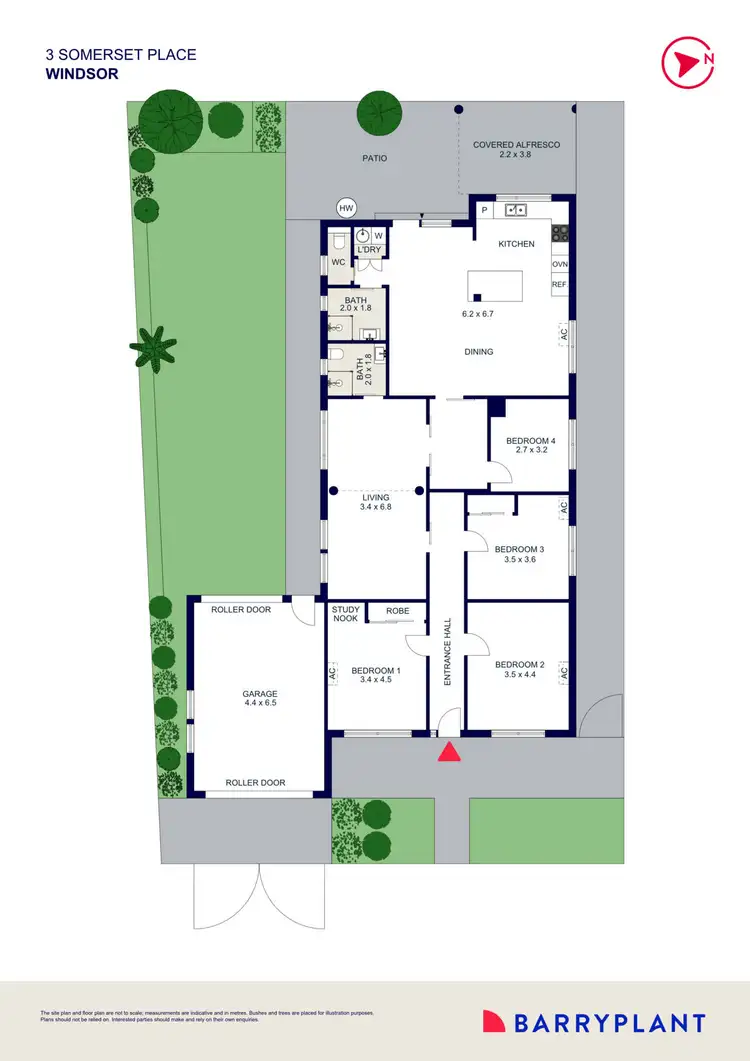 Floorplan of Homely house listing, 3 Somerset Place, Windsor VIC 3181