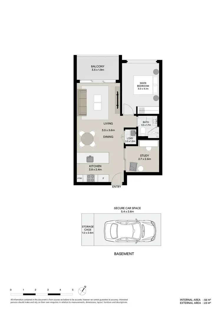 Floorplan of Homely apartment listing, 103/148a Albany Street, Point Frederick NSW 2250