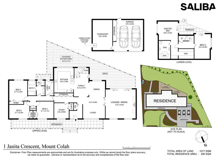 Floorplan of Homely house listing, 1 Janita Crescent, Mount Colah NSW 2079
