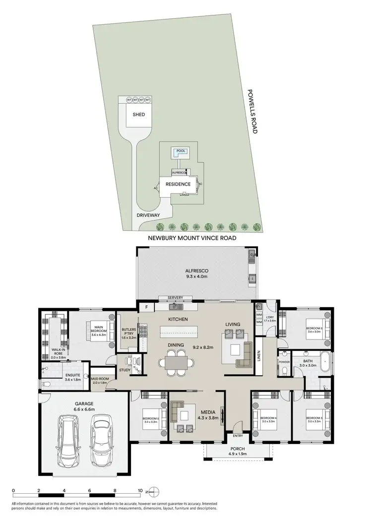 Floorplan of Homely house listing, 371 Newbury-Mount Vince Road, Marian QLD 4753
