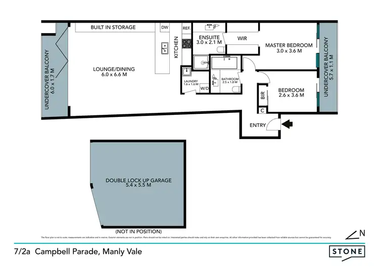 Floorplan of Homely unit listing, 7/2a Campbell Parade, Manly Vale NSW 2093