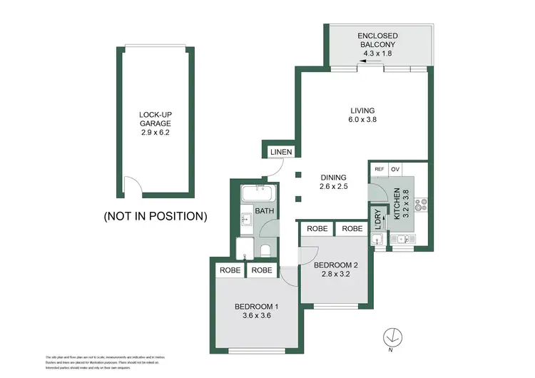 Floorplan of Homely apartment listing, 33/20-24 Rangers Road, Cremorne NSW 2090