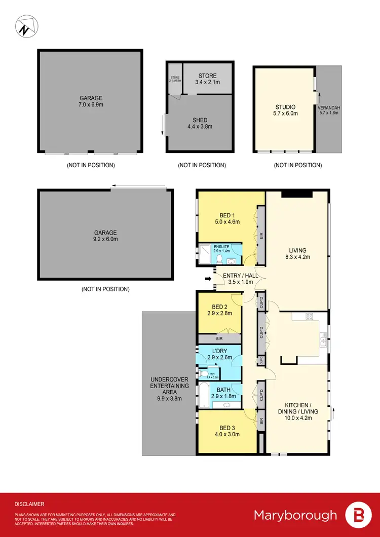 Floorplan of Homely house listing, 242 Dooleys Road, Maryborough VIC 3465