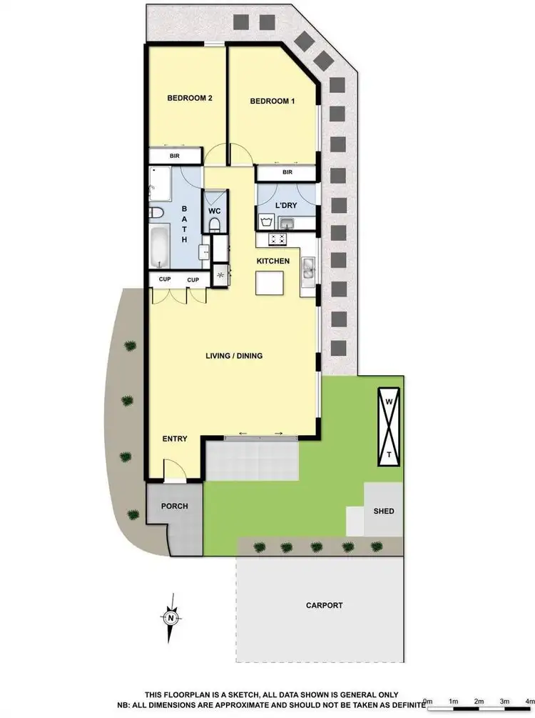 Floorplan of Homely unit listing, 1/26 Duncan Avenue, Boronia VIC 3155