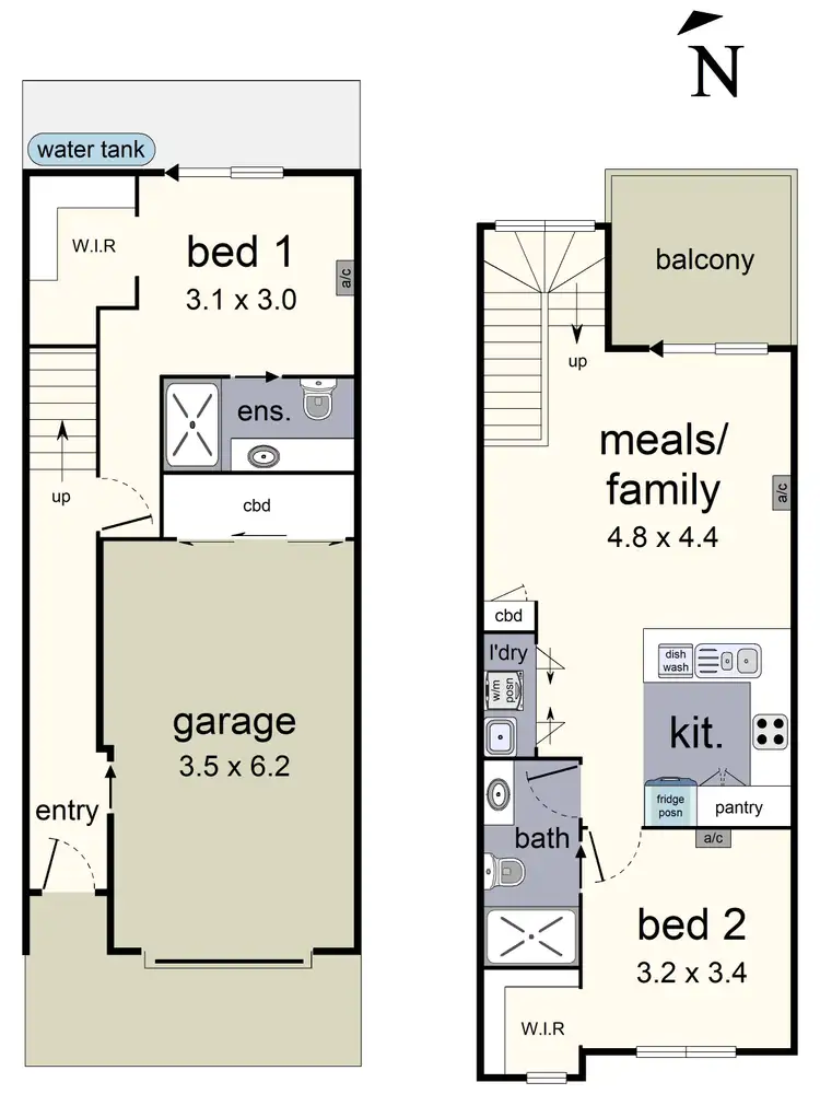 Floorplan of Homely house listing, 6/62 Castella Street, Lilydale VIC 3140