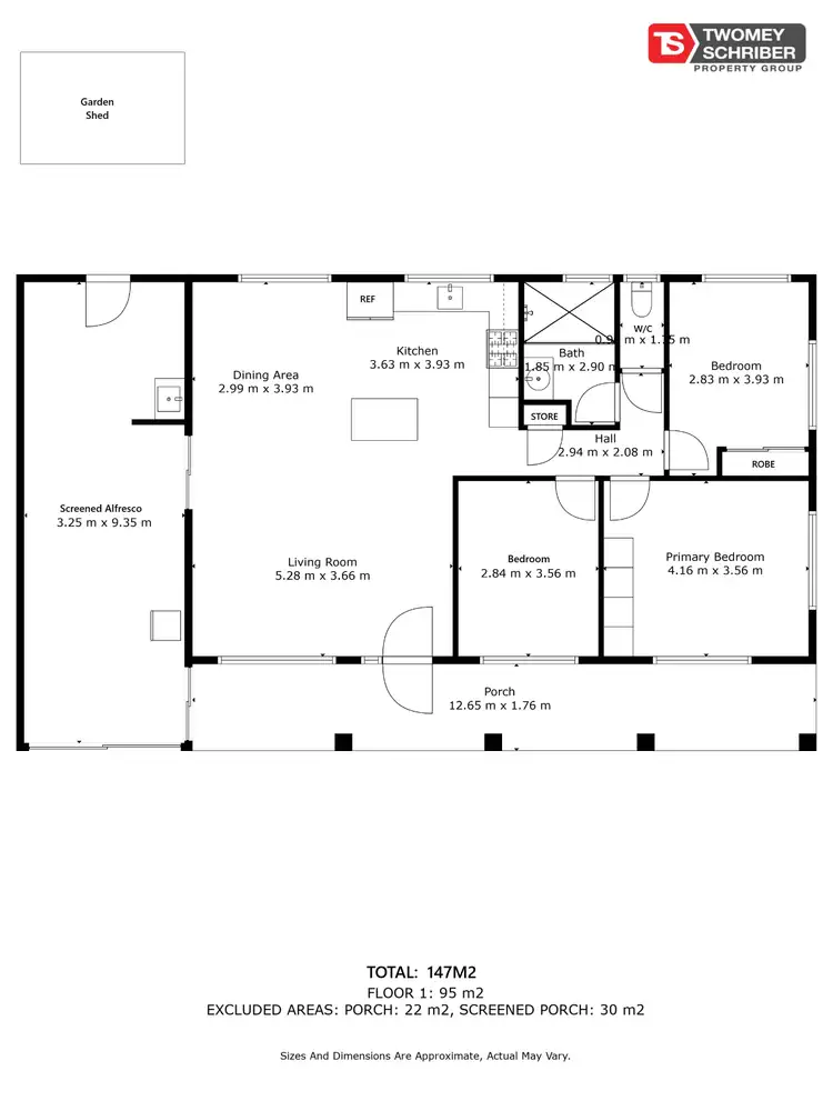 Floorplan of Homely house listing, 10 Lime Street, Mooroobool QLD 4870